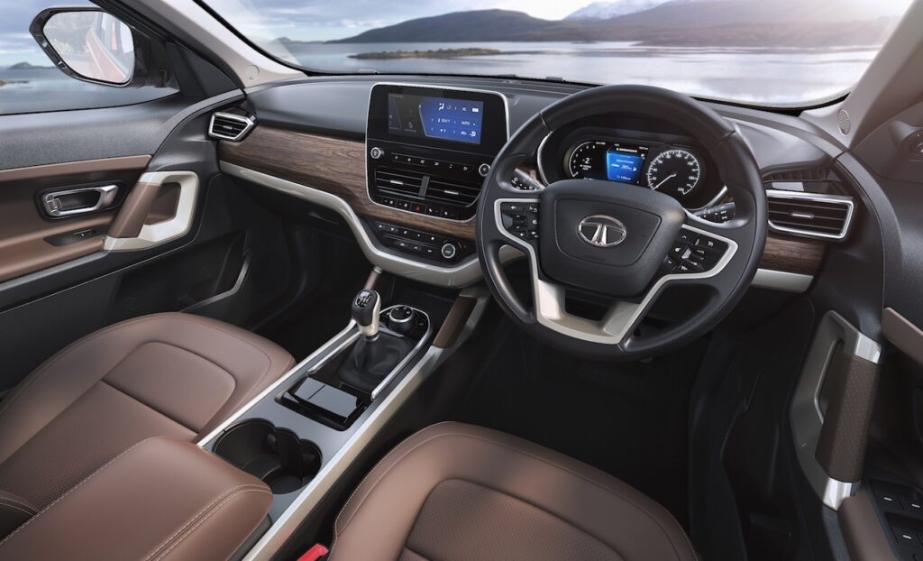 tata harrier ev interior
